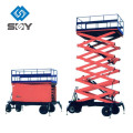 Mobile Type Hydraulic Scissor Working Platform , Lift Table